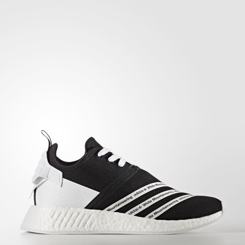 White Mountaineering x adidas NMD R2 PK Black CG3648 Grailify